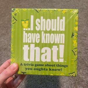 Trivia Game - I Should Have Known That!